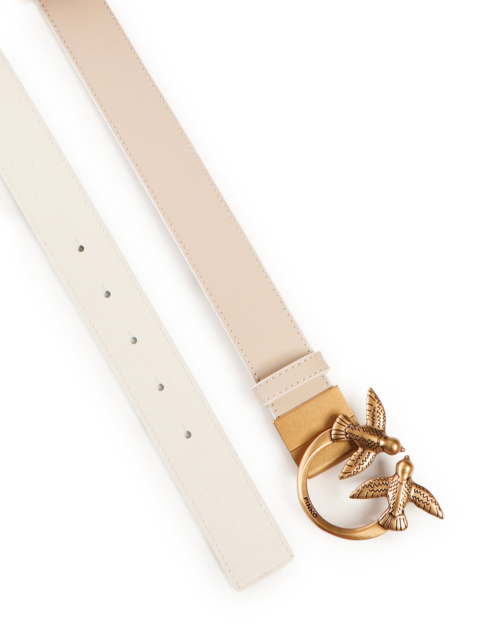 Pinko Belts Sand Cowskin