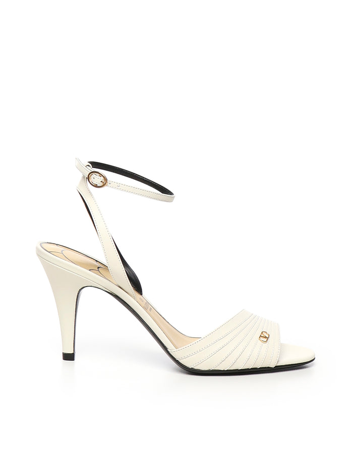 Valentino Garavani Sandals White Goatskin
