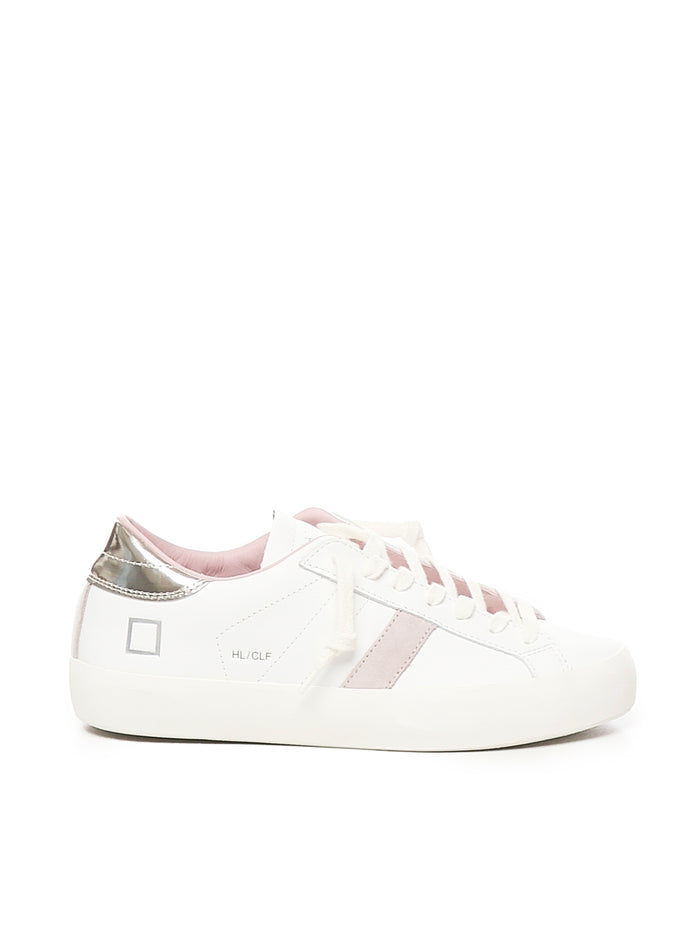 D.a.t.e. Sneakers White Platinum Leather