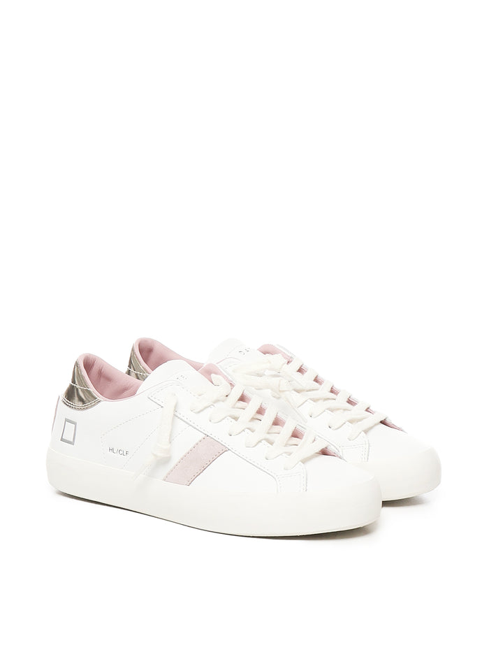 D.a.t.e. Sneakers White Platinum Leather