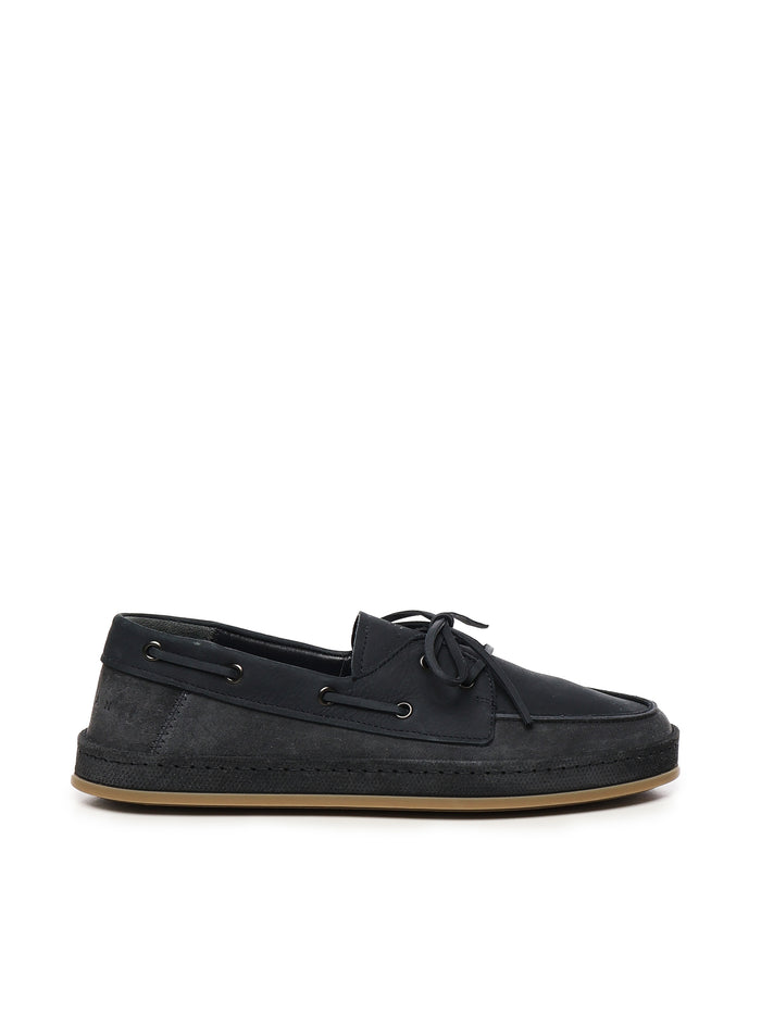 Hogan Flat shoes Blue Suede