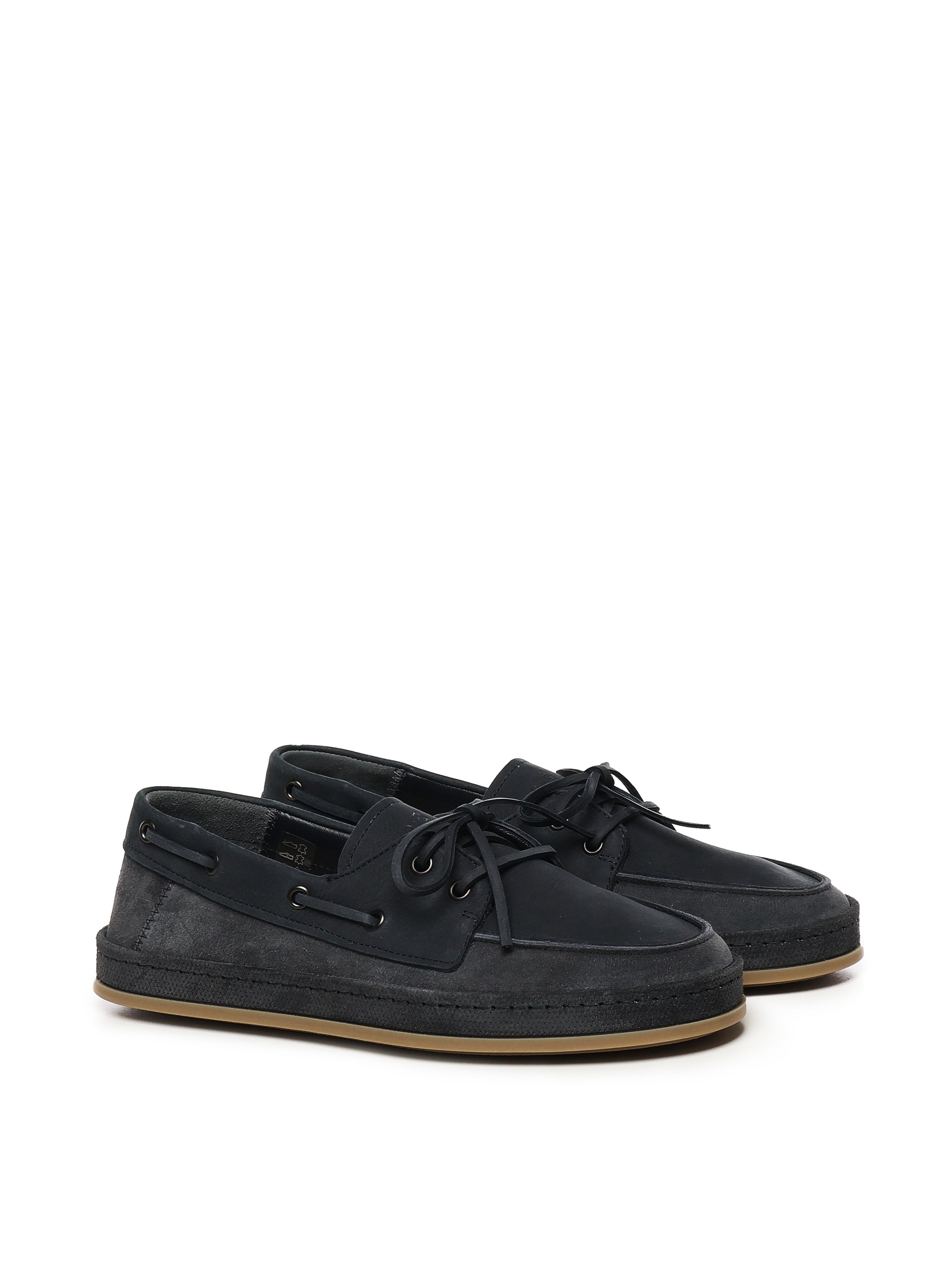 Hogan Flat shoes Blue Suede