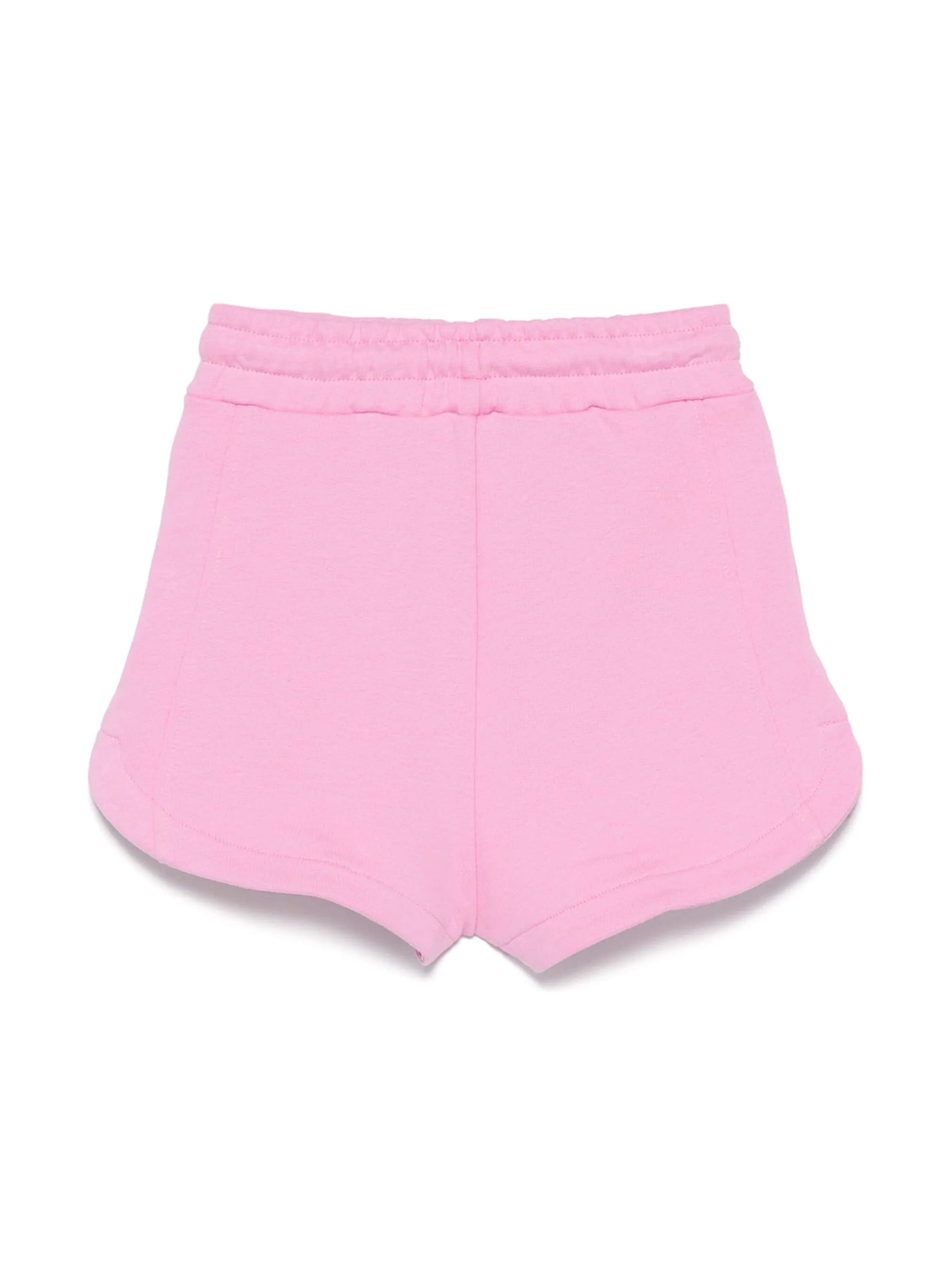 Shorts In Felpa Pink & Purple