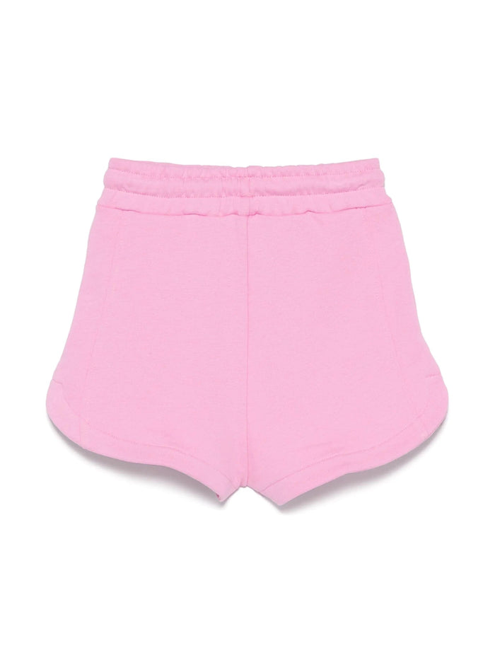 Shorts In Felpa Pink & Purple