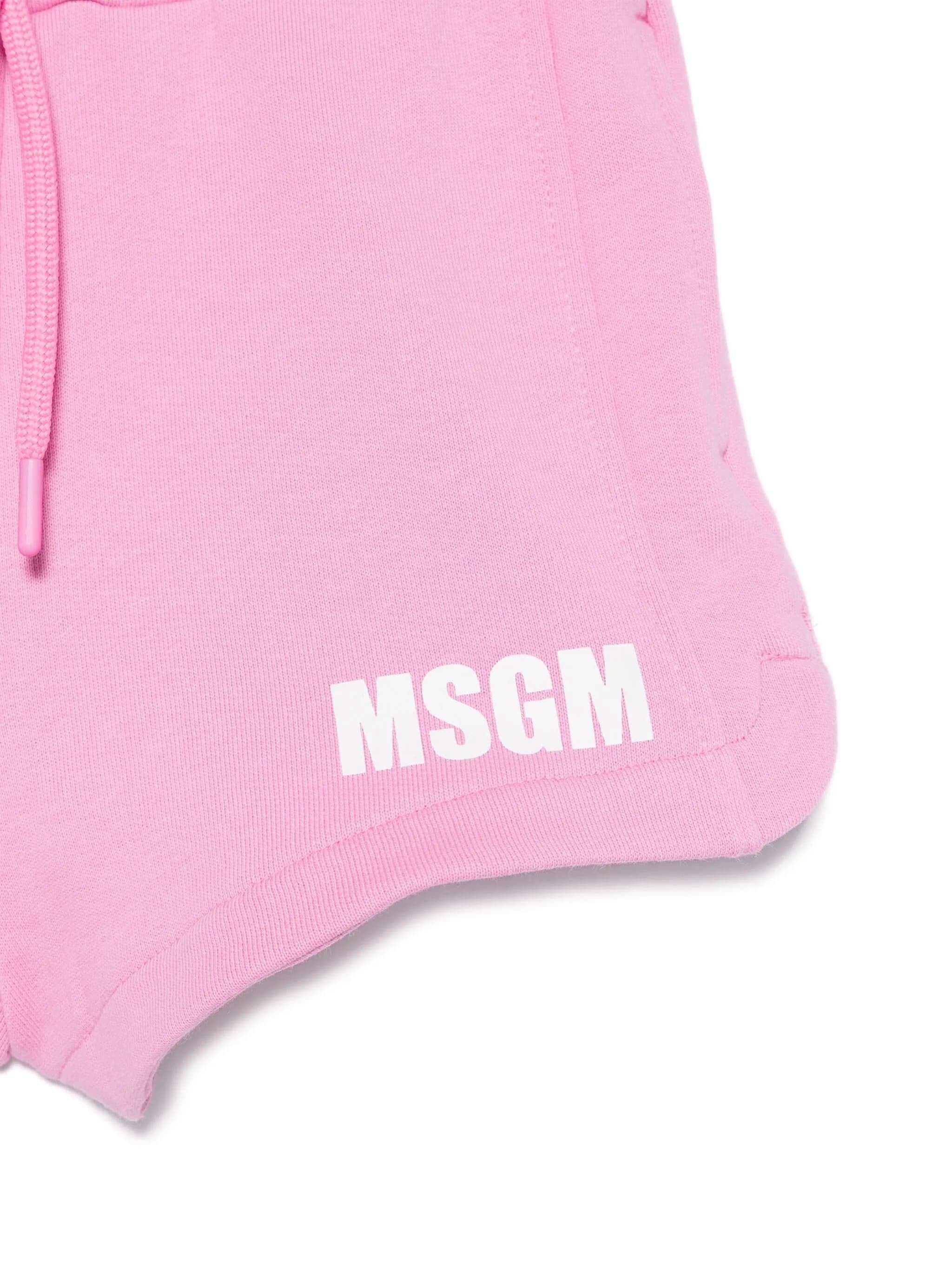 Shorts In Felpa Pink & Purple