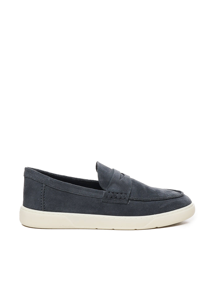 Hogan Flat Shoes Blue Suede