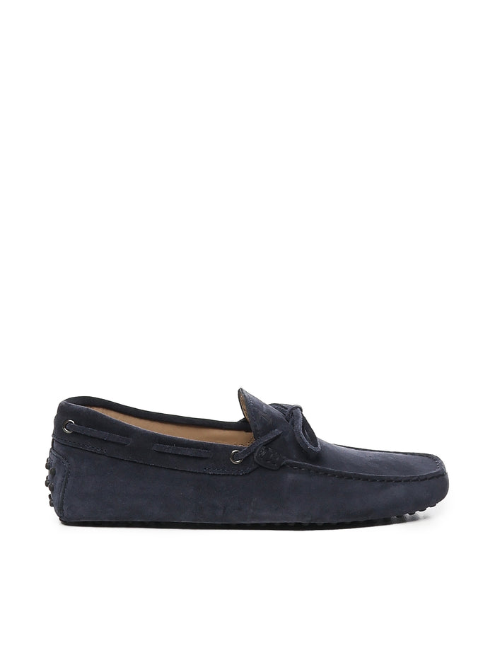 Tods Flat Shoes Blue Calfskin