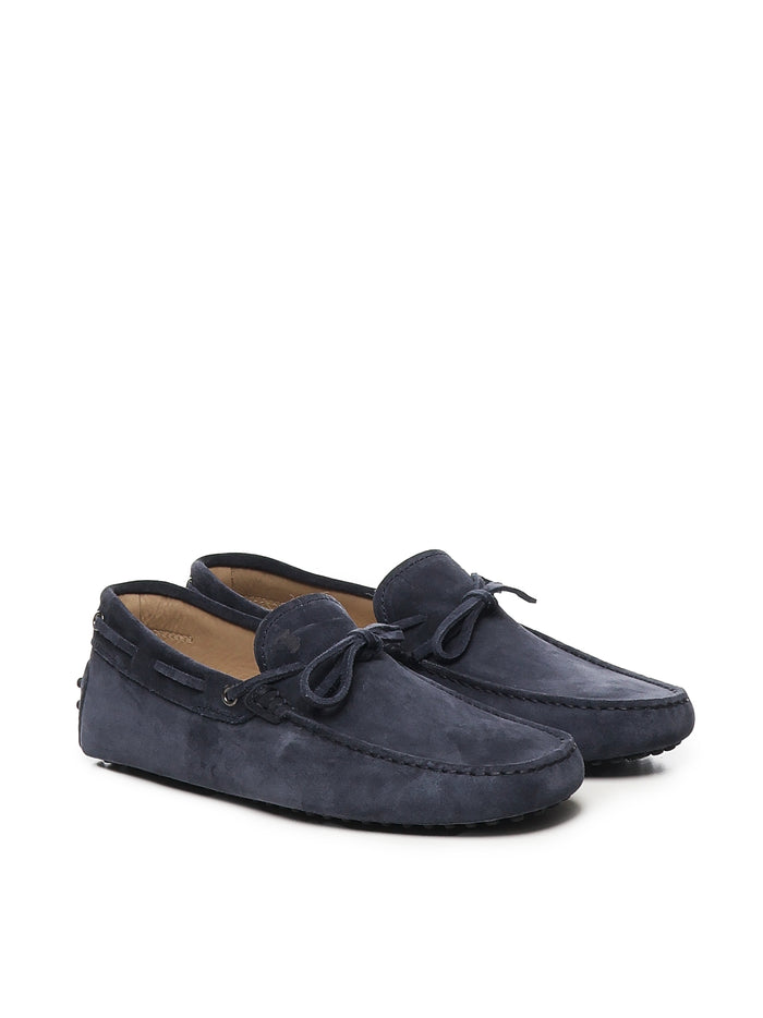 Tods Flat Shoes Blue Calfskin