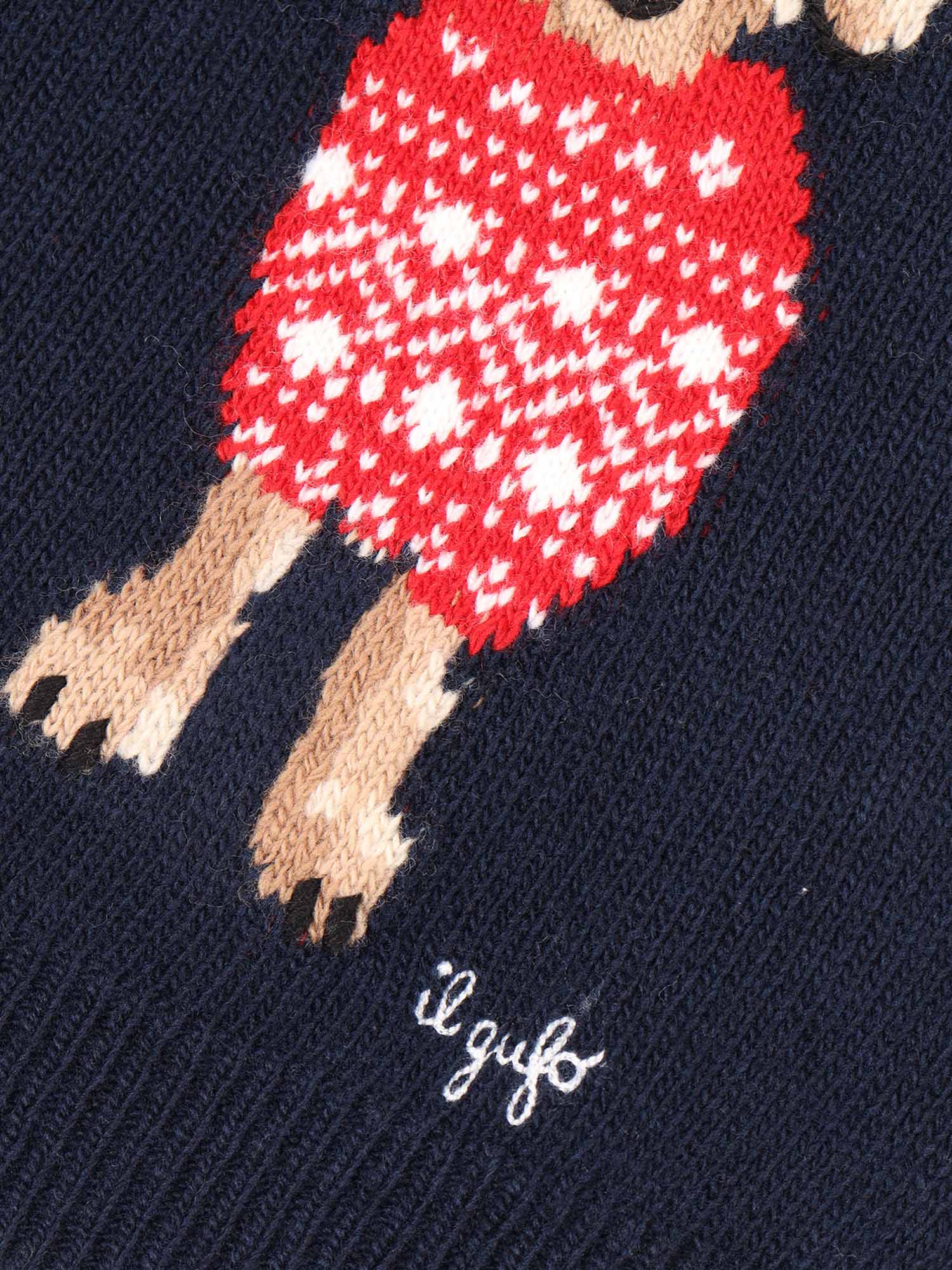 Sweater Blue Wool Crewneck