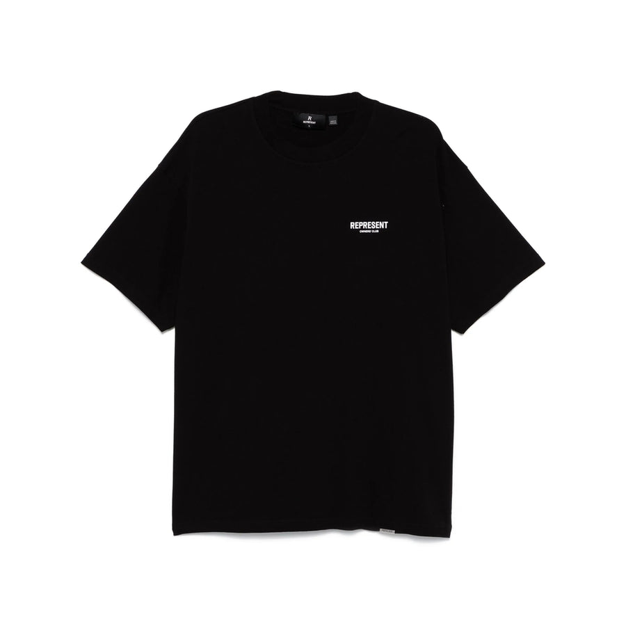 T-Shirt Black Cotton Crew Neck T-shirts