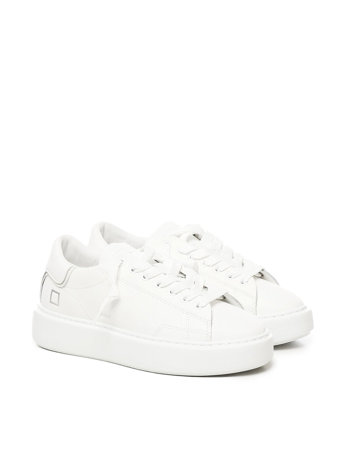 D.a.t.e. Sneakers White Leather