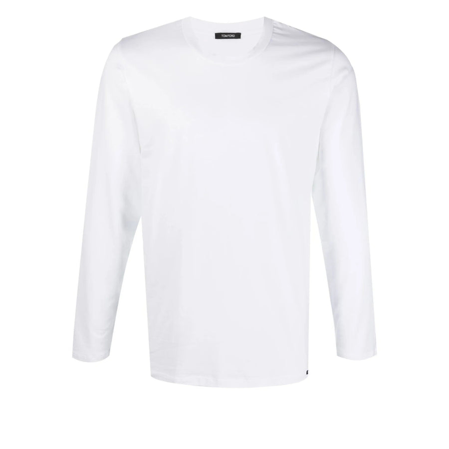T-Shirt Stretch-Cotton White Sleepwear