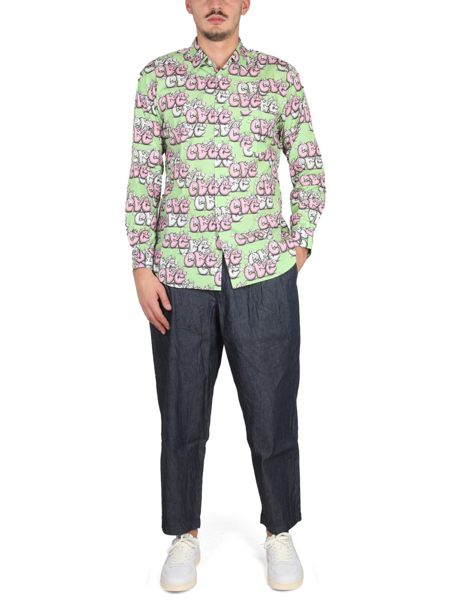 Shirt With Print X Kaws Multicolour
