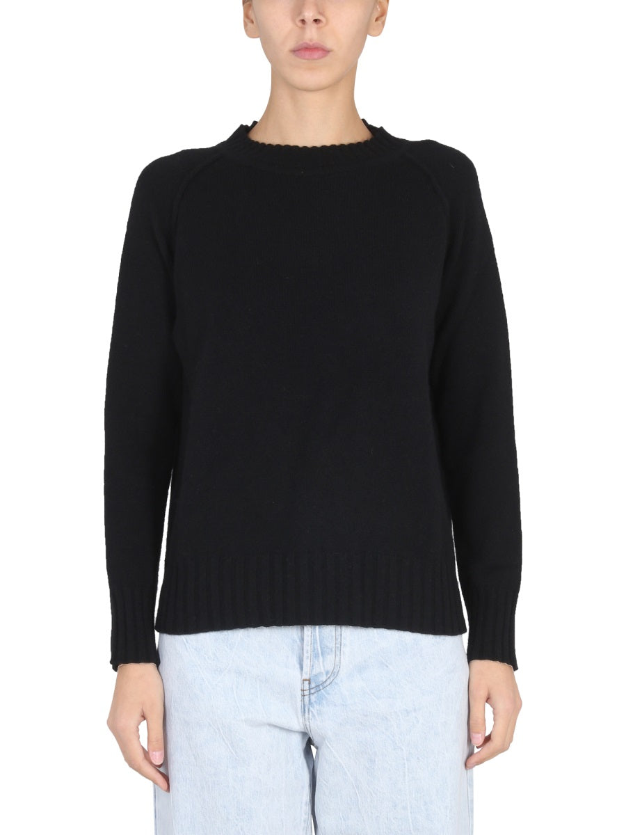 Wool Jersey Jumper Black Jumpers