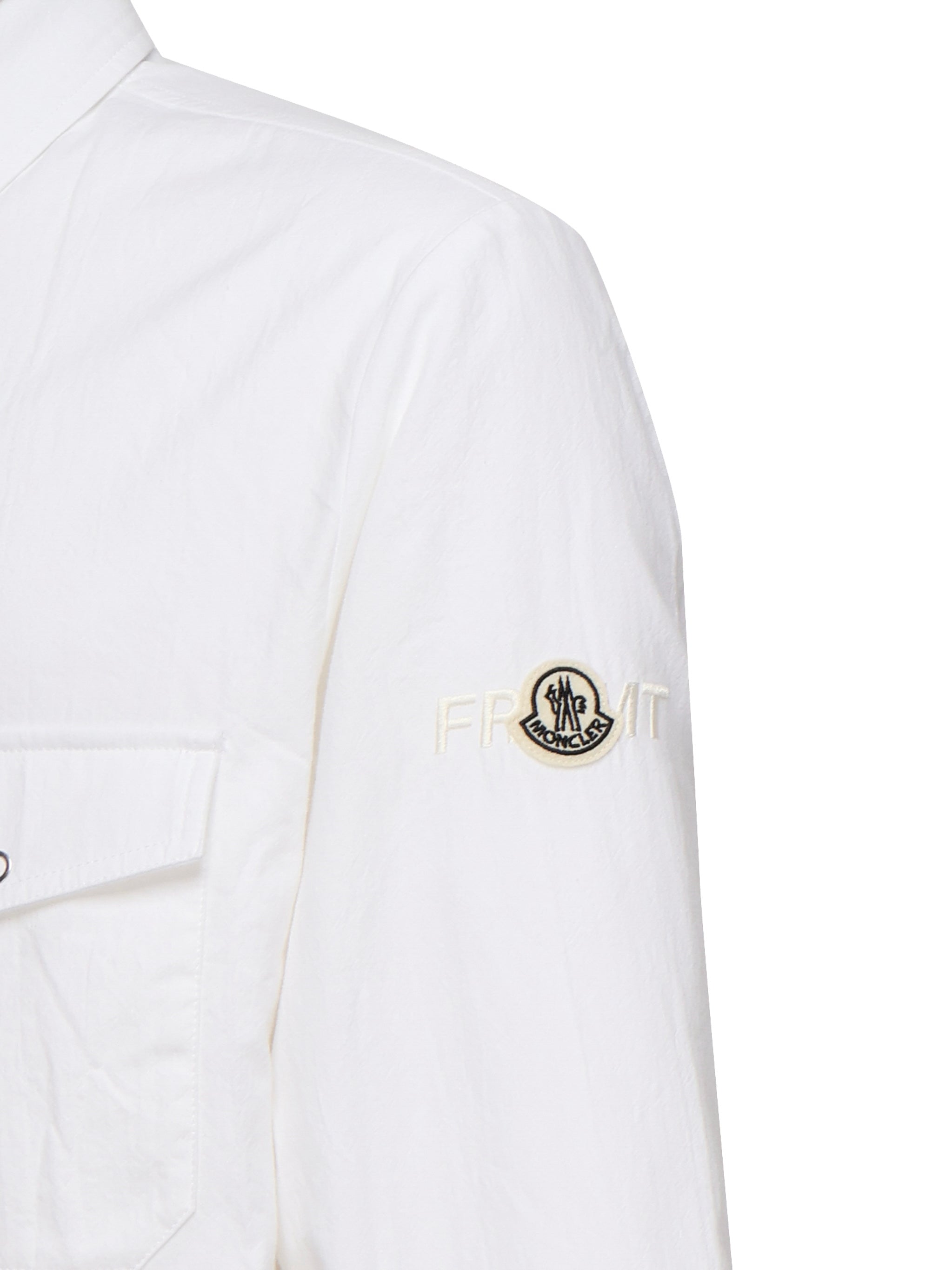MONCLER GENIUS Shirts White Outer: Cotton
