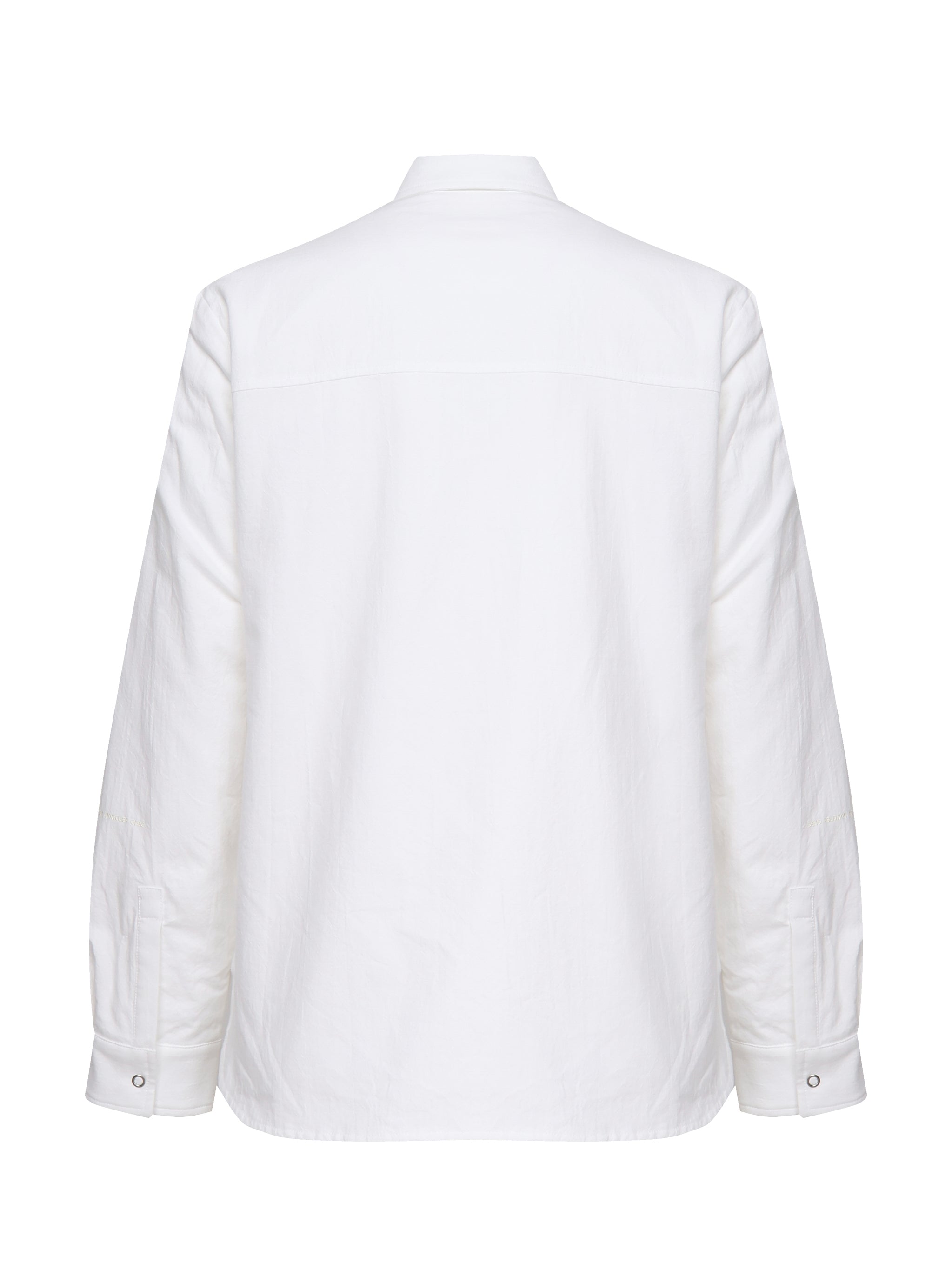 MONCLER GENIUS Shirts White Outer: Cotton