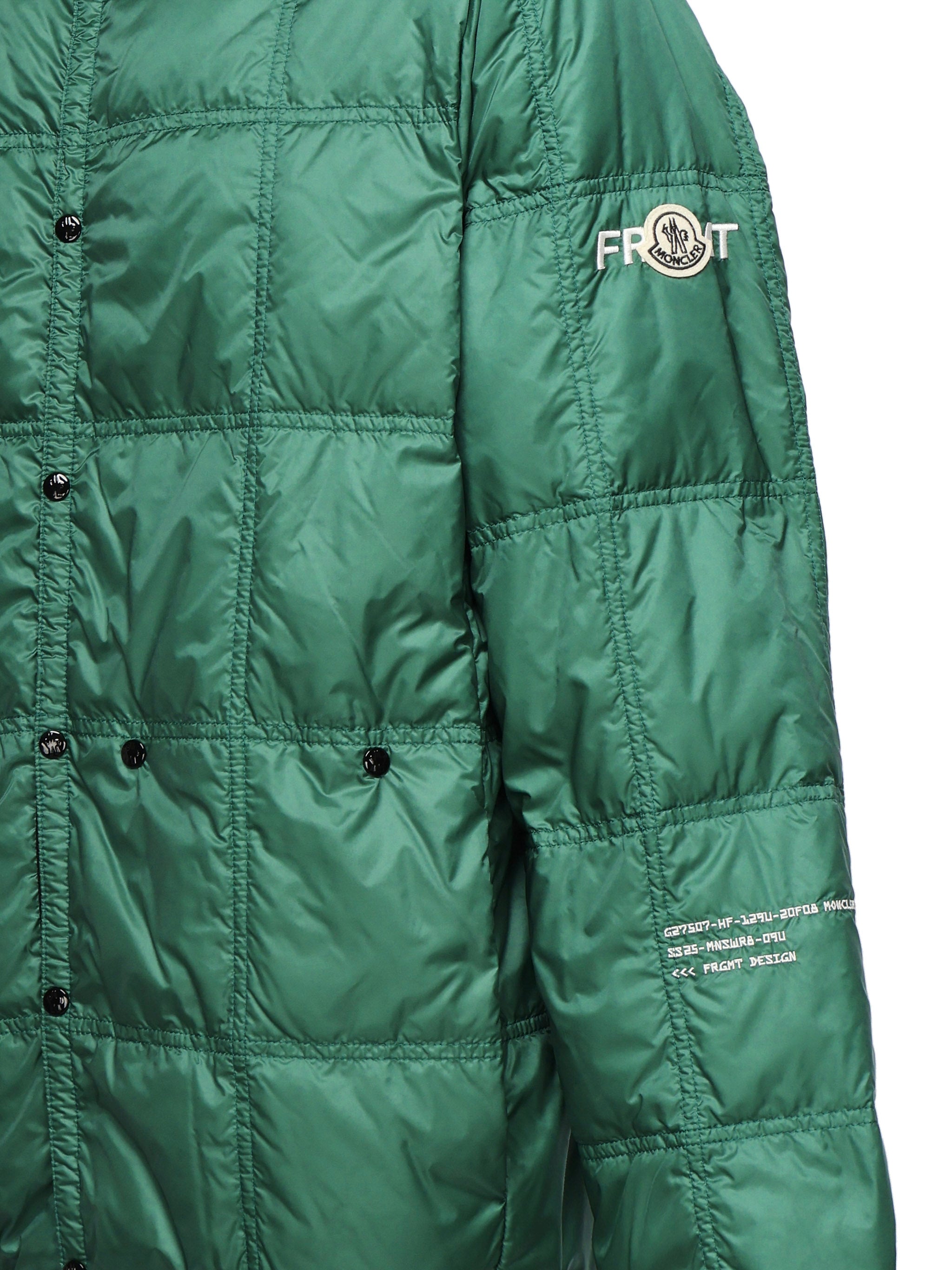 MONCLER GENIUS Coats Green Outer: Polyamide/nylon