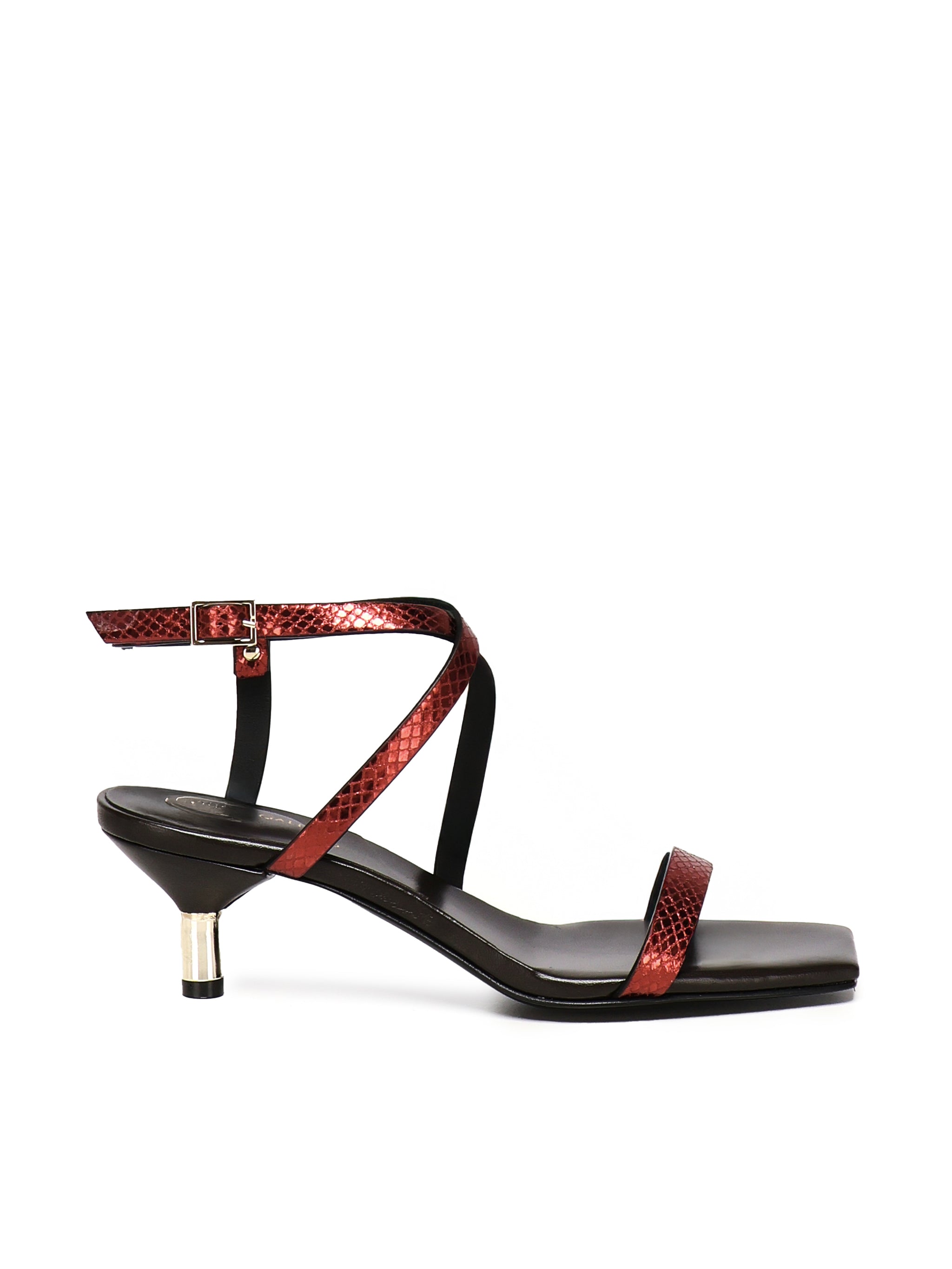 Giuliano Galiano Sandals Bordeaux Leather