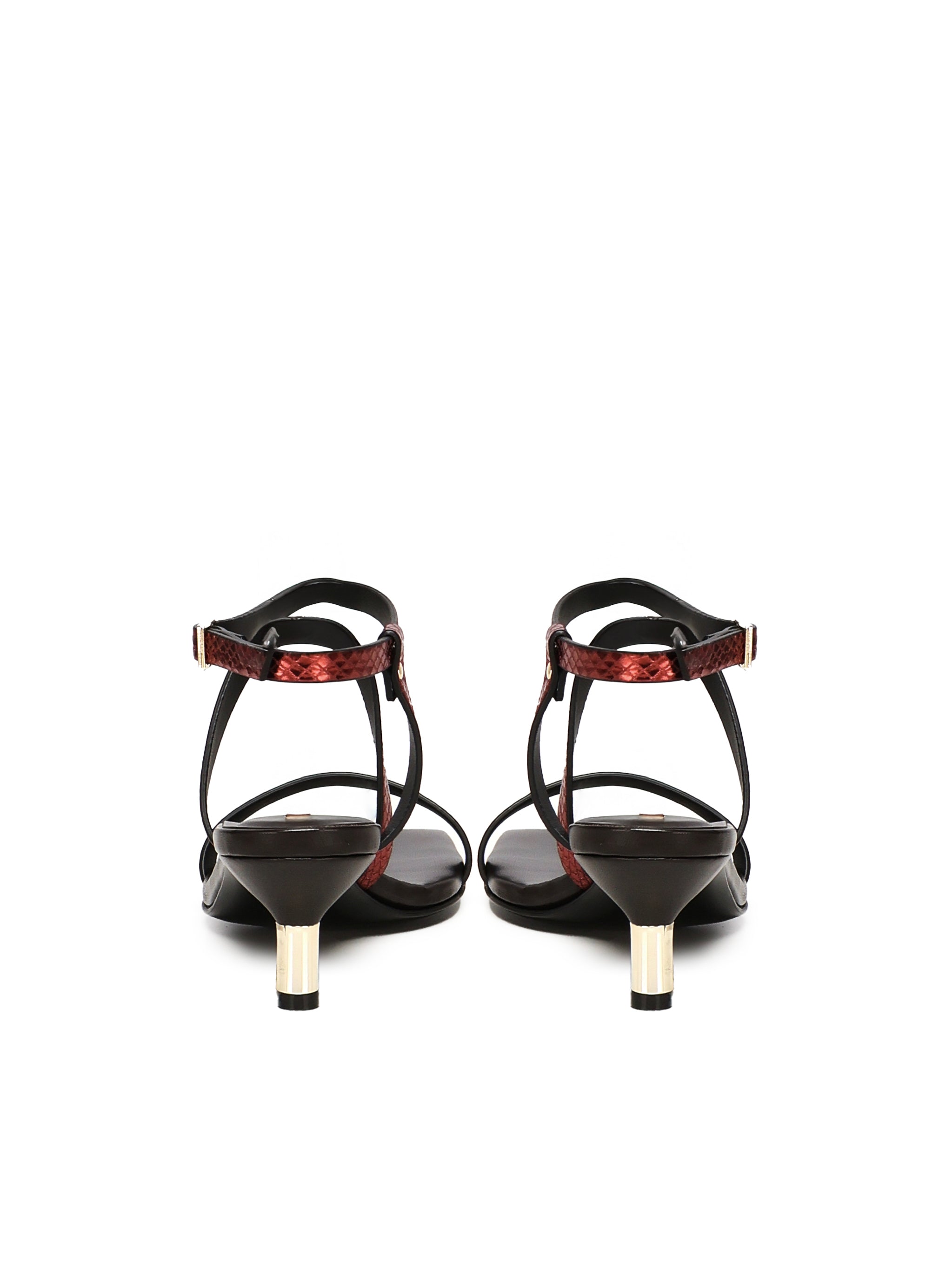 Giuliano Galiano Sandals Bordeaux Leather