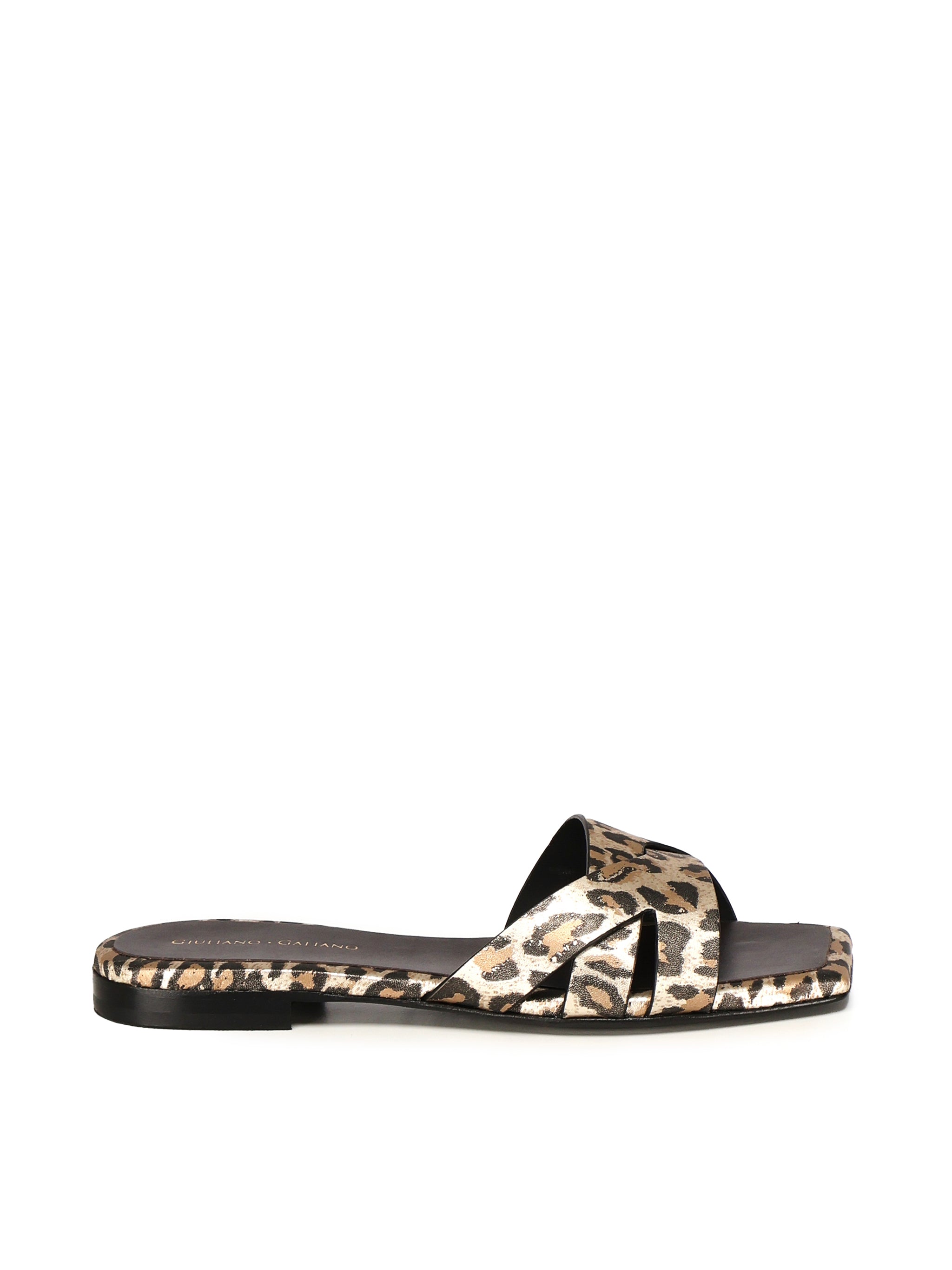 Giuliano Galiano Sandals Leoapard Polyamide