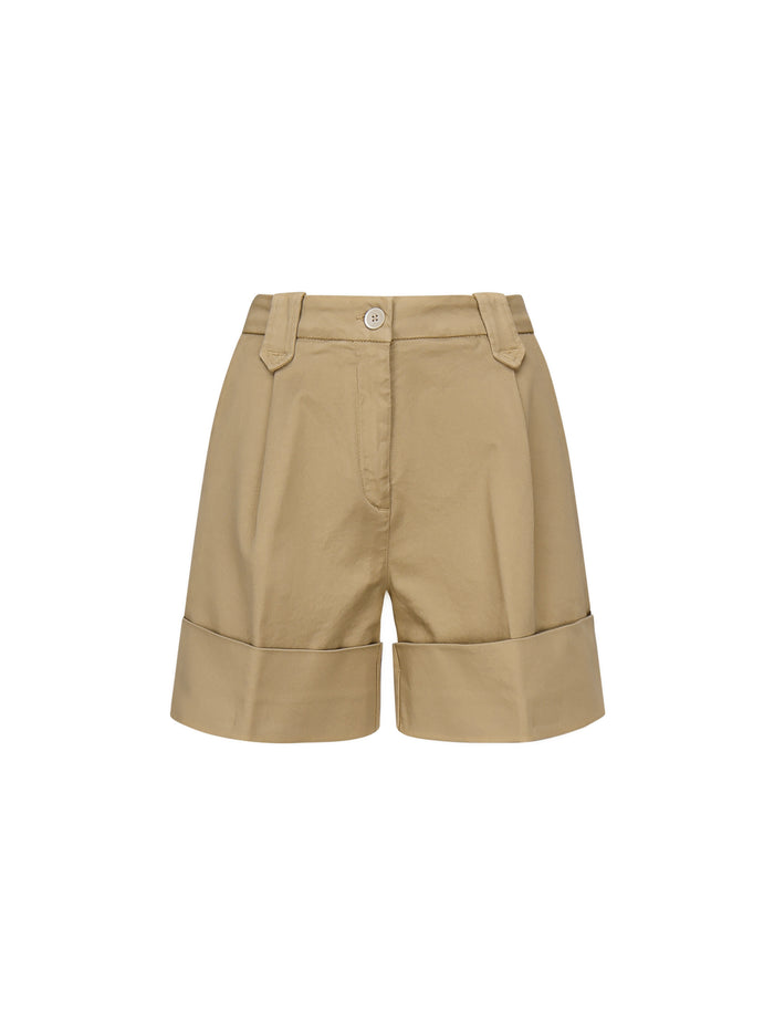 Fay Shorts Beige Cotton