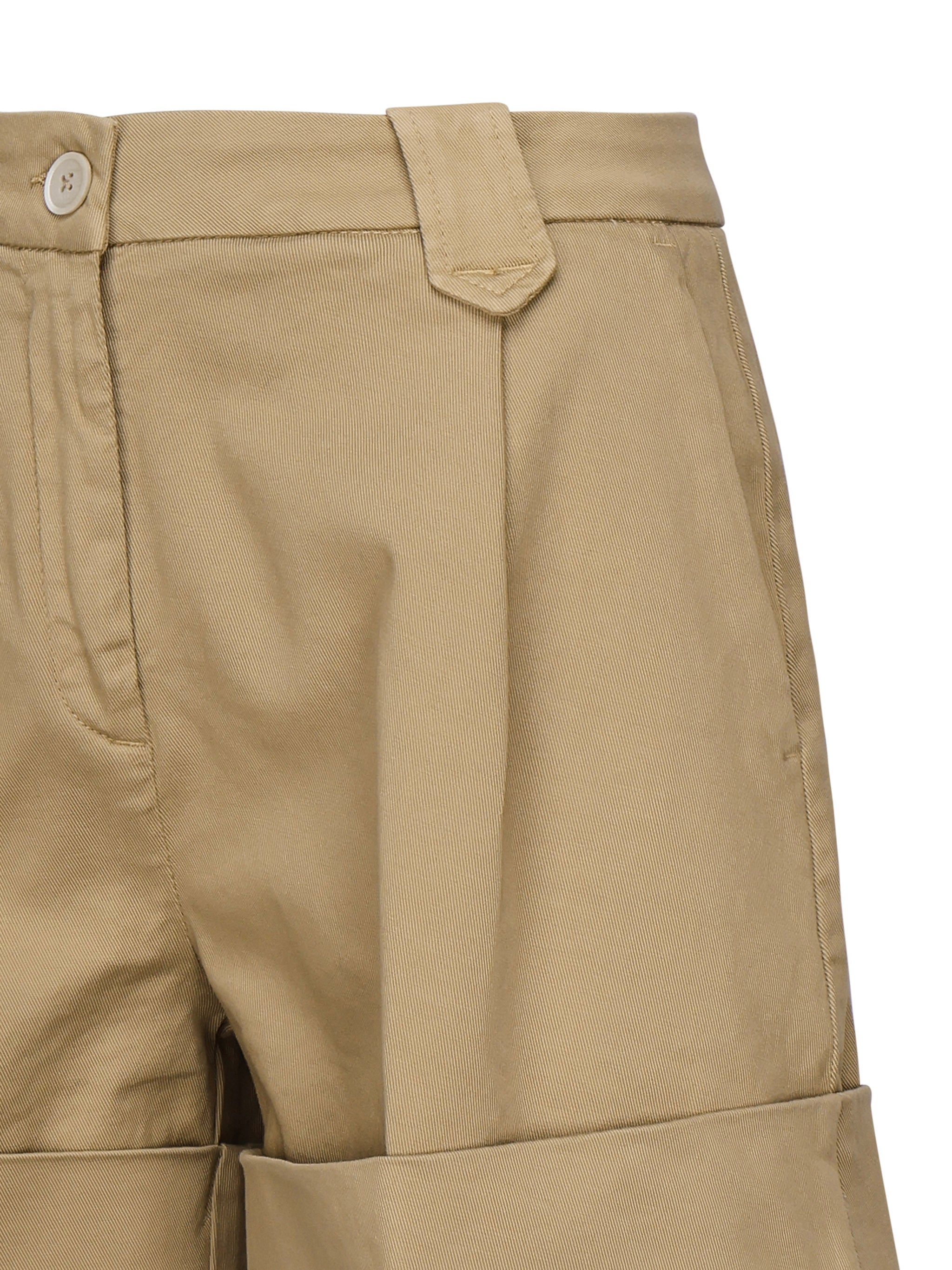 Fay Shorts Beige Cotton