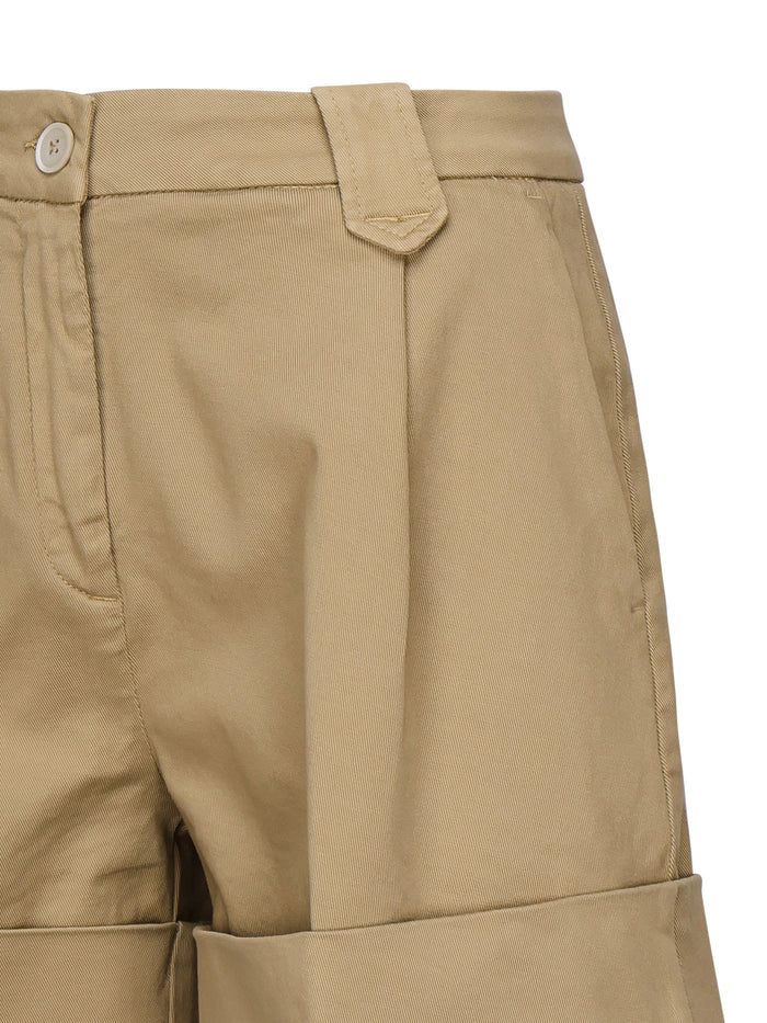 Fay Shorts Beige Cotton