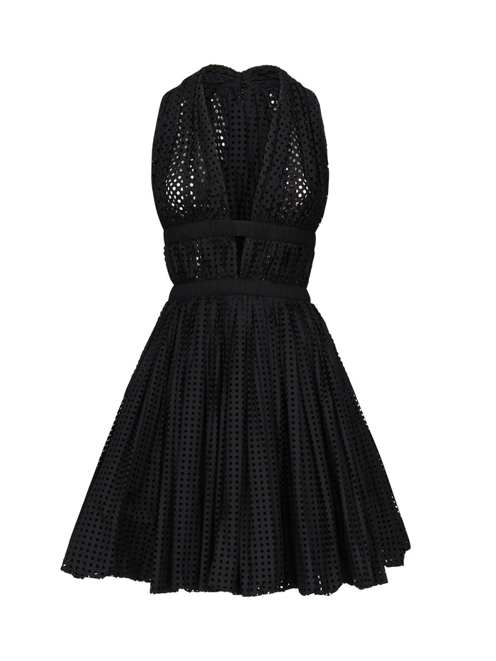 Alaia Dresses Noir Cotton Polyester