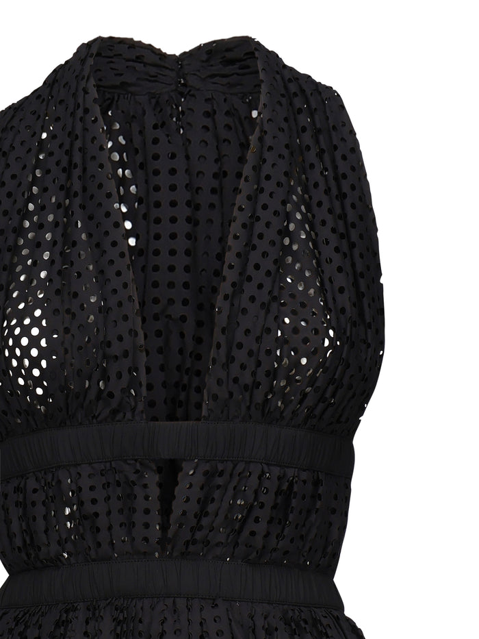 Alaia Dresses Noir Cotton Polyester