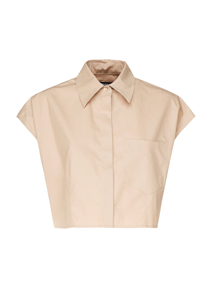 Dondup Shirts Beige Cotton