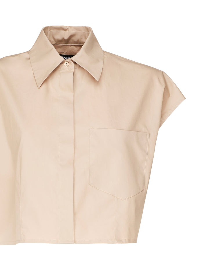 Dondup Shirts Beige Cotton