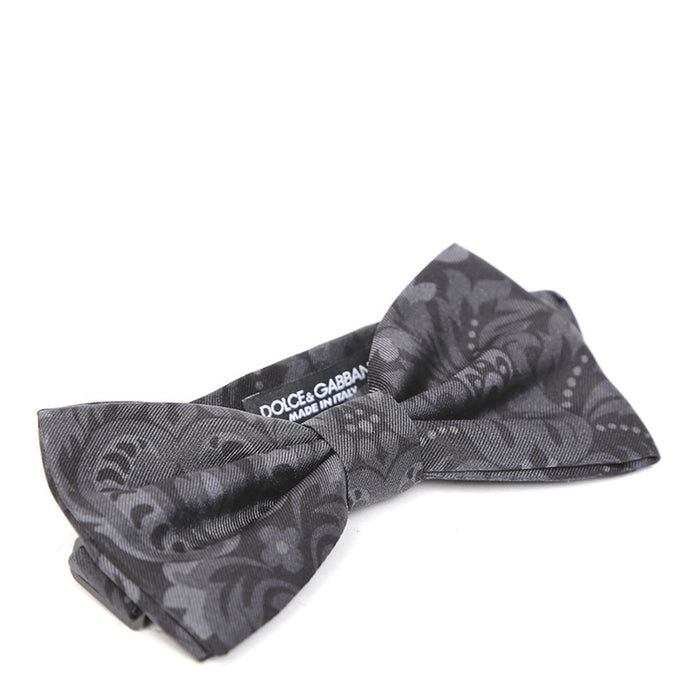 Dolce & Gabbana Ties Anthracite Seta