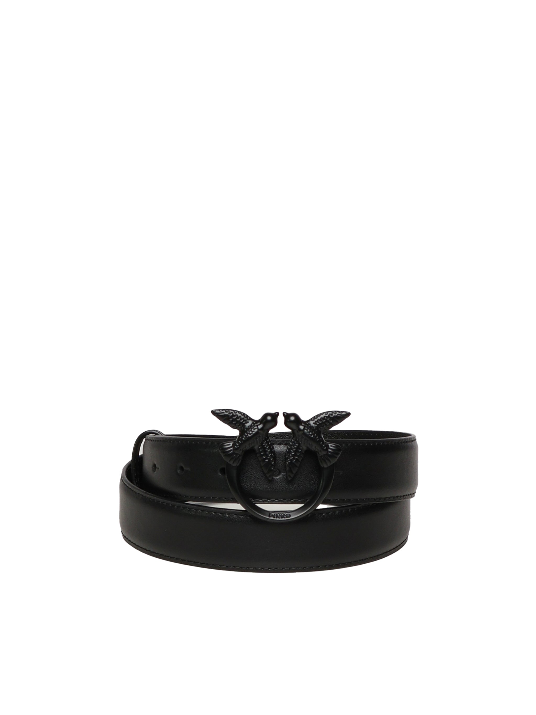 Pinko Belts Black Cowskin