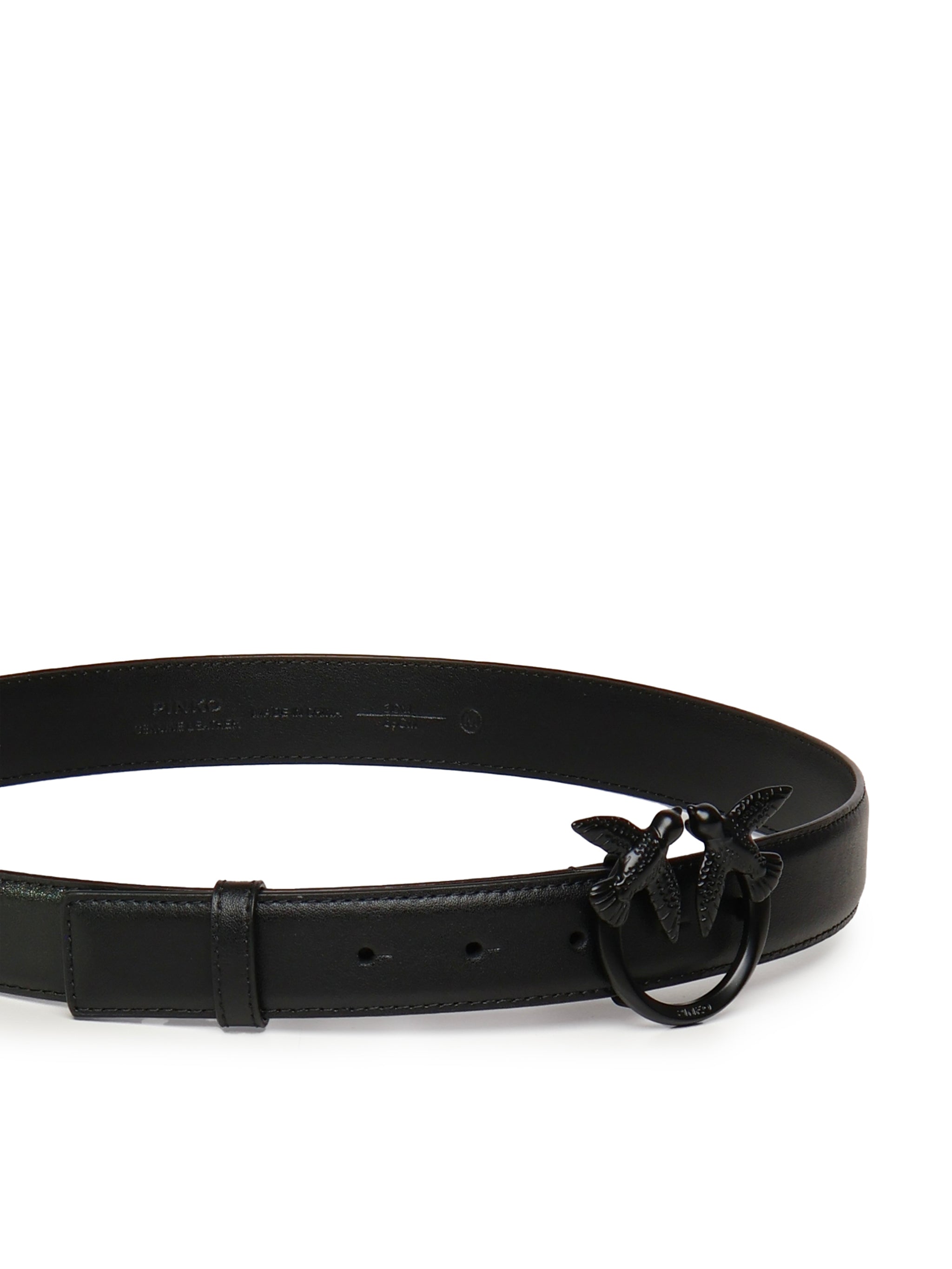 Pinko Belts Black Cowskin