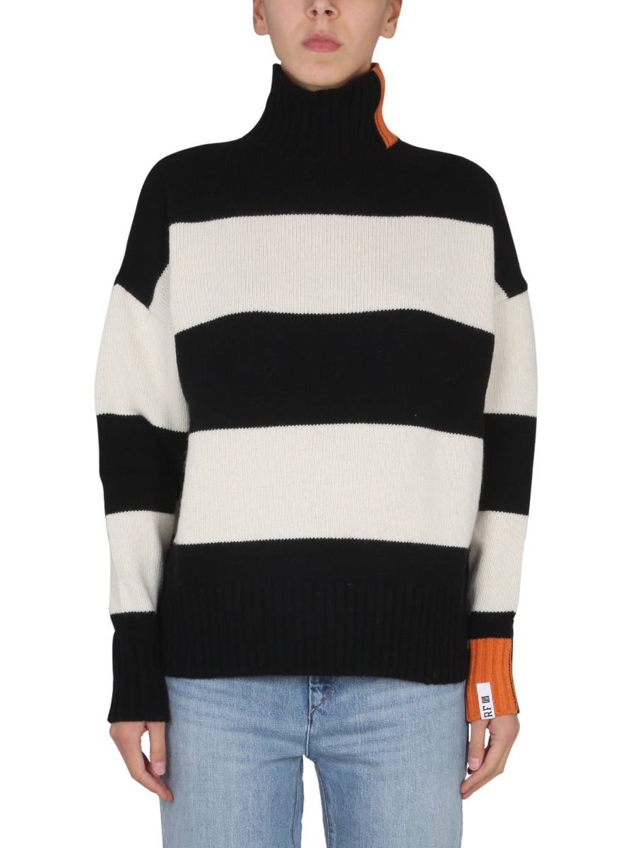 Rugby Shirt With High Neck Multicolour Jumpers