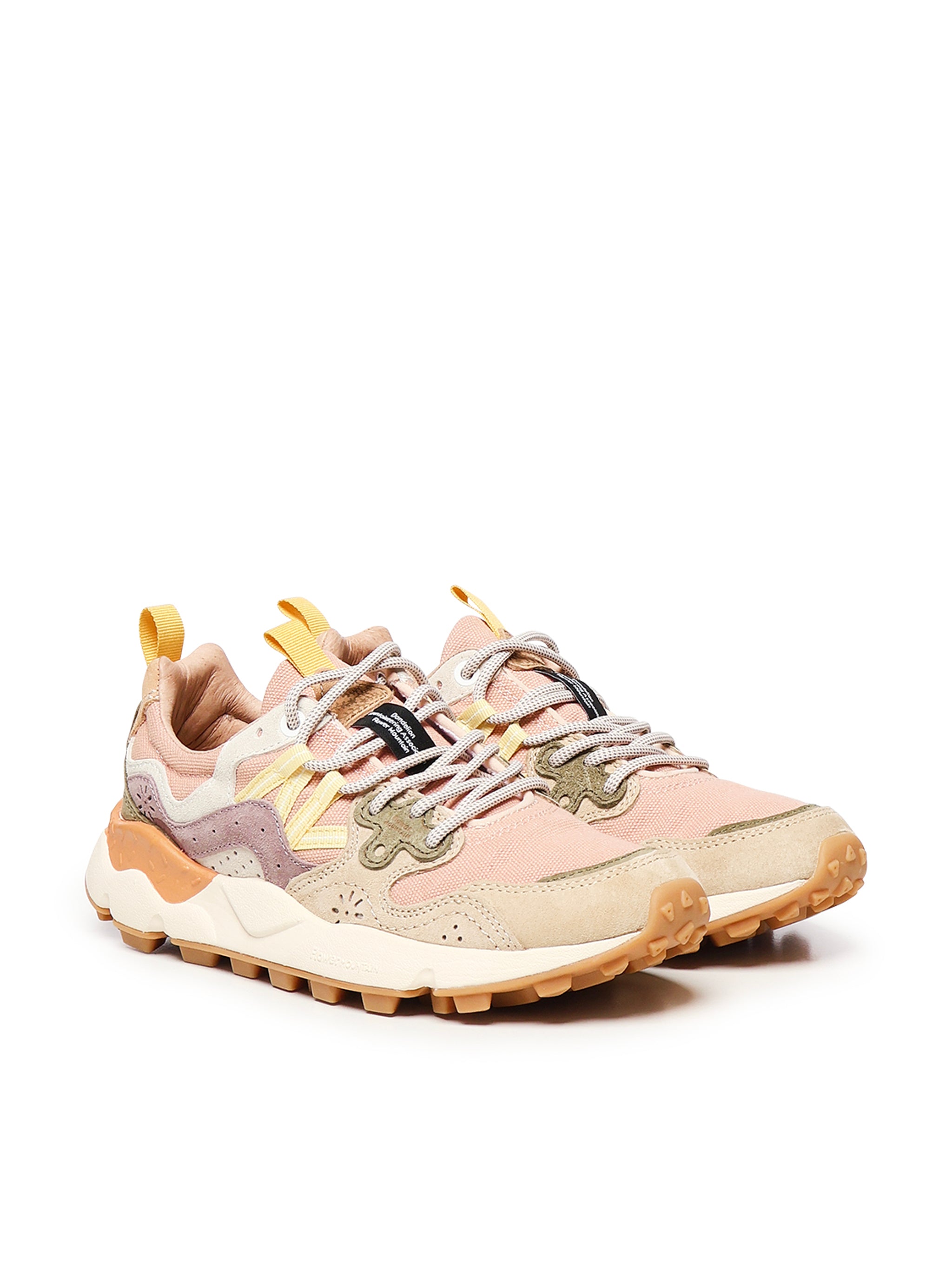 Flower Mountain Sneakers Light Brown Suede