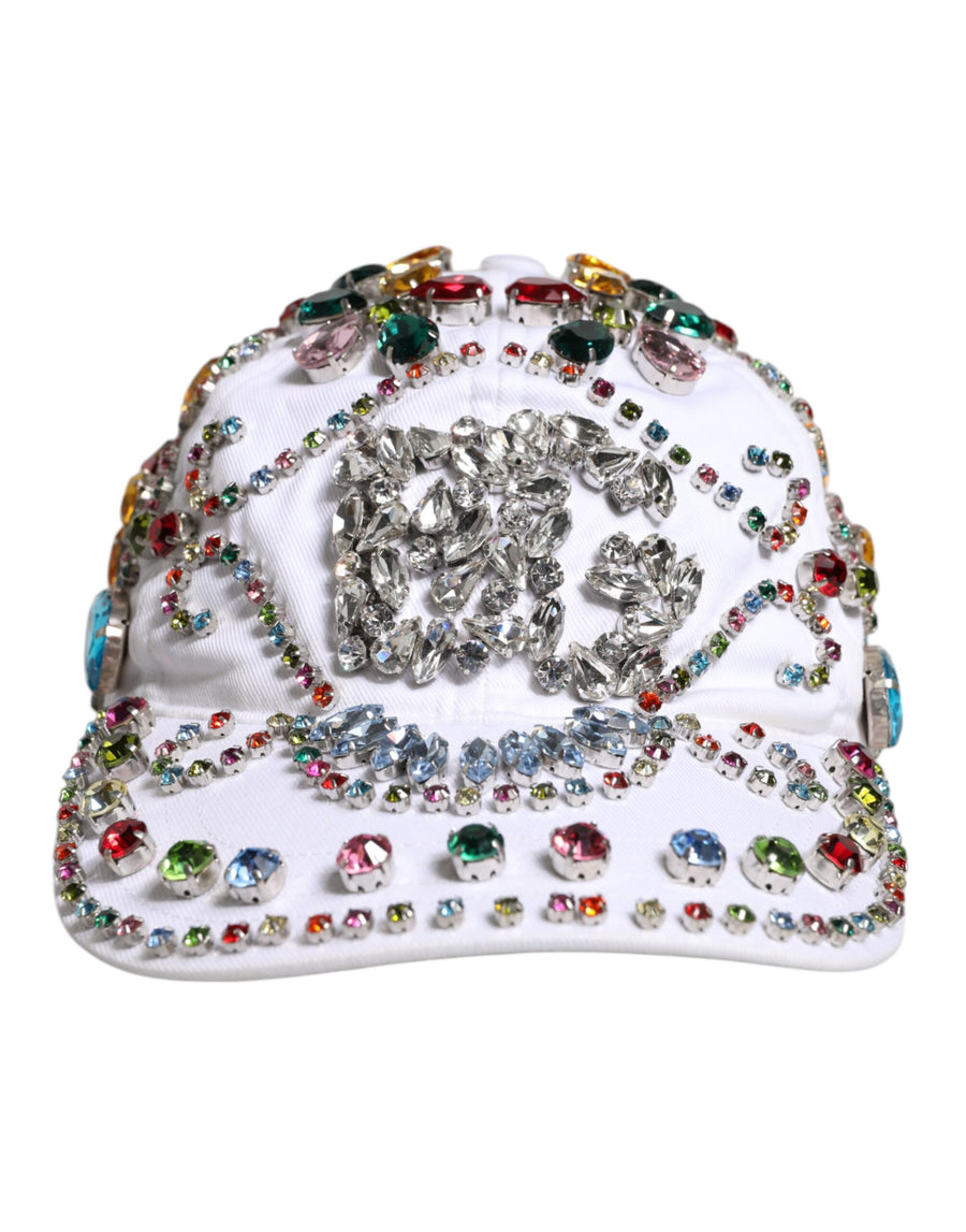 Dolce & Gabbana HAT9700 99% Cotton baseball cap in white