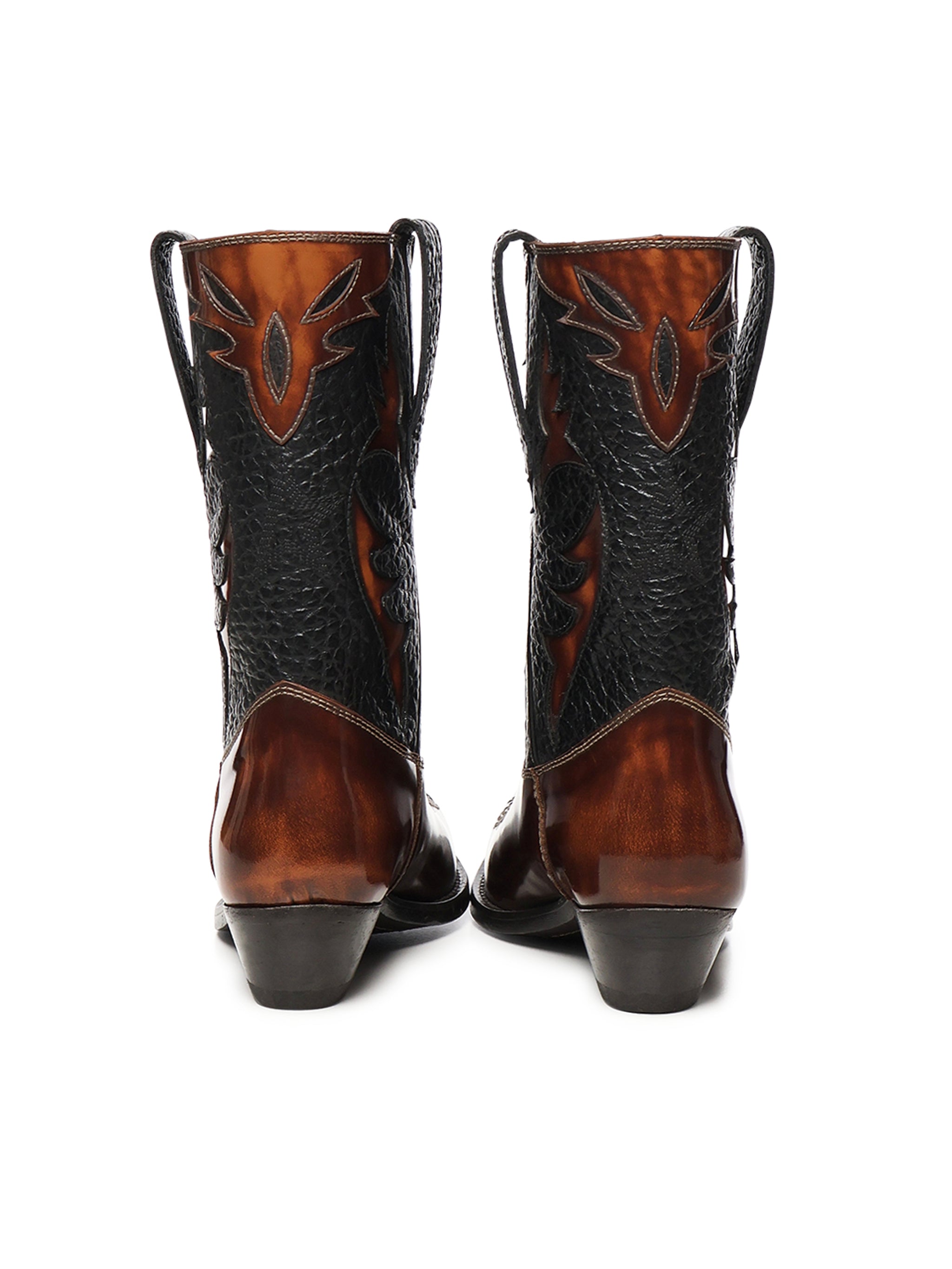 Golden Goose Boots Brown/black Cowskin