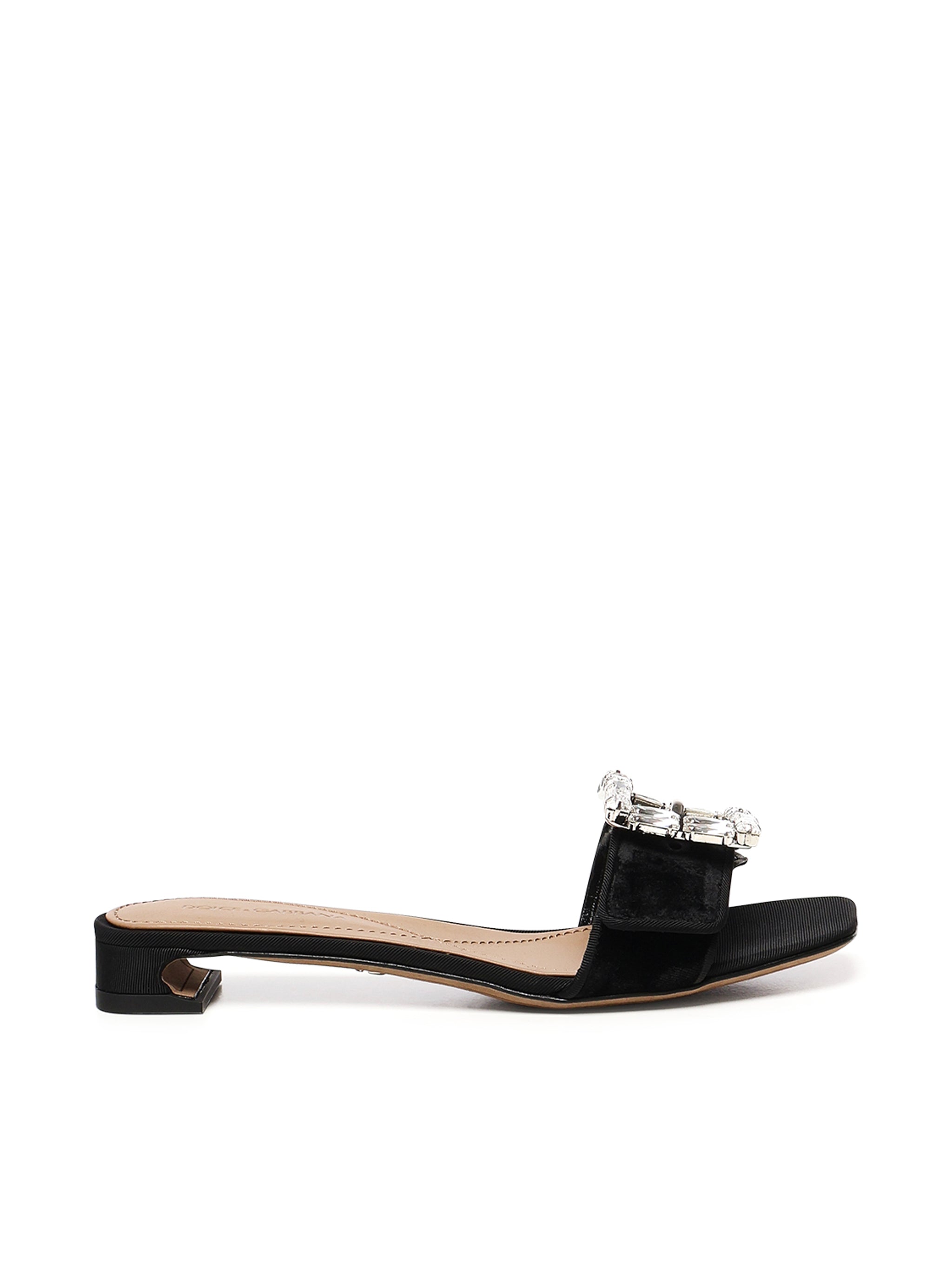 Dolce & Gabbana Sandals Black Viscose