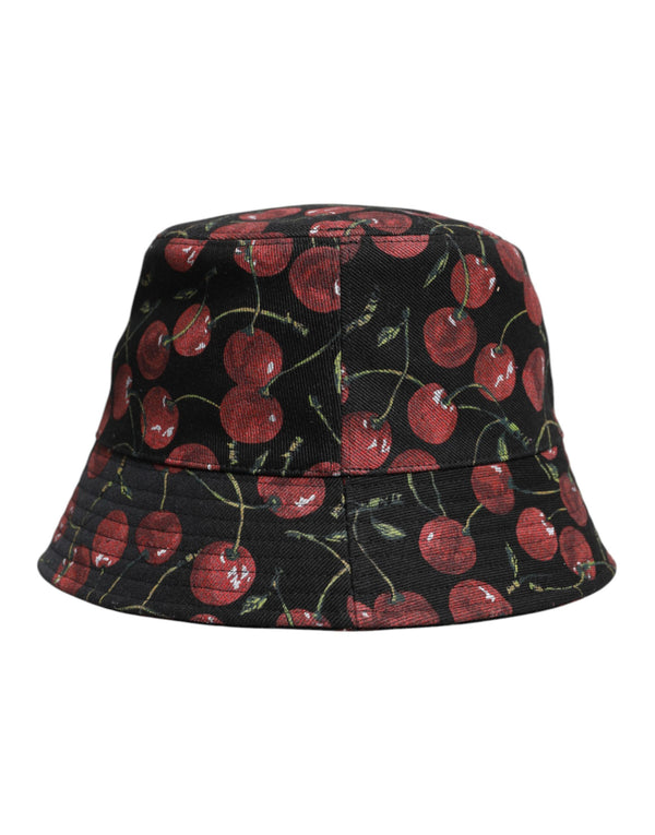 Dolce & Gabbana HAT9829 100% Cotton bucket hat in black