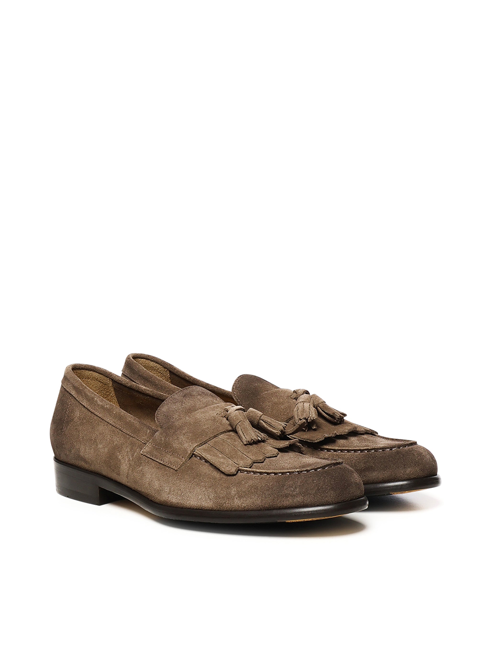 Doucals Flat Shoes Cocoa Suede