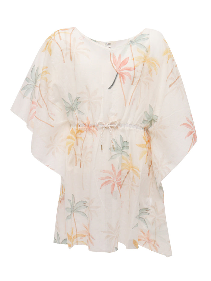 SHORT SLEEVE DRESS Multicolor Cotton