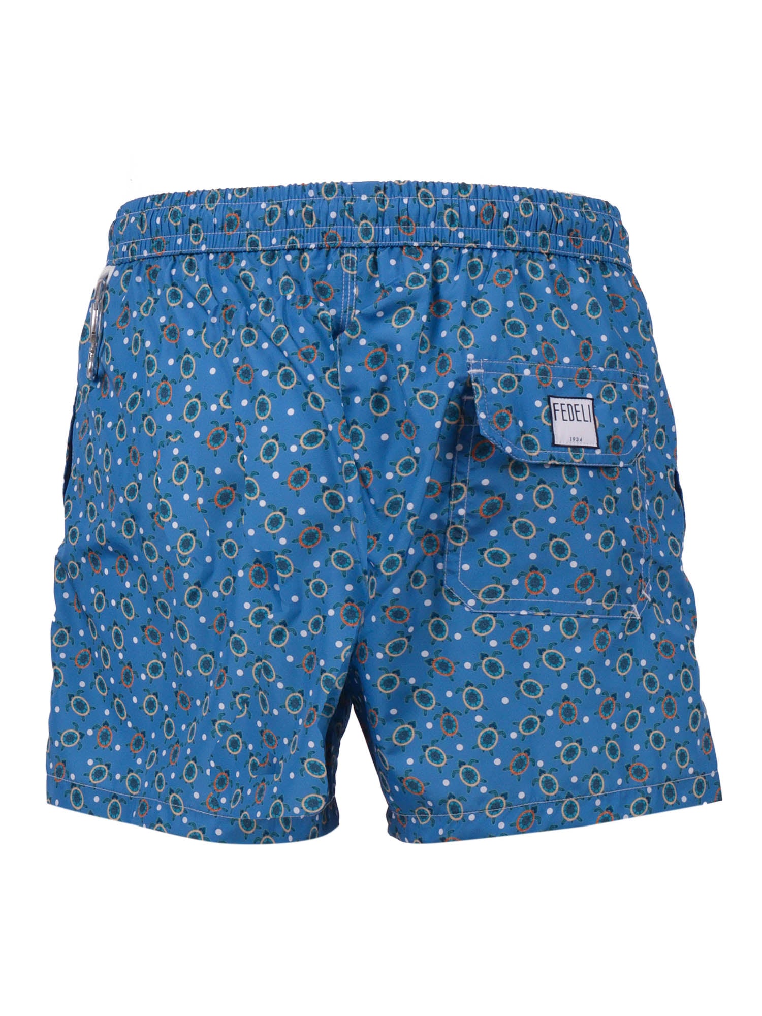 SWIM TROUSERS WOVEN FABRIC MAN Blue Polyester Costume