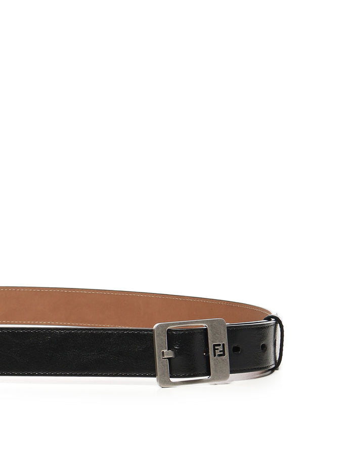 Fendi Belts Black Calfskin