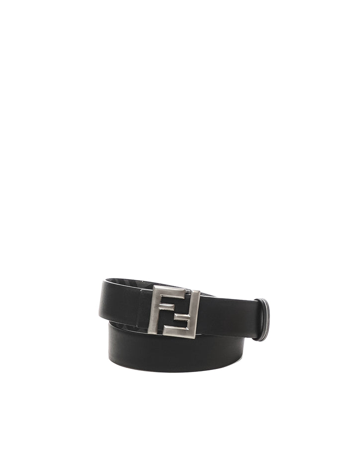 Fendi Belts Black Cotton