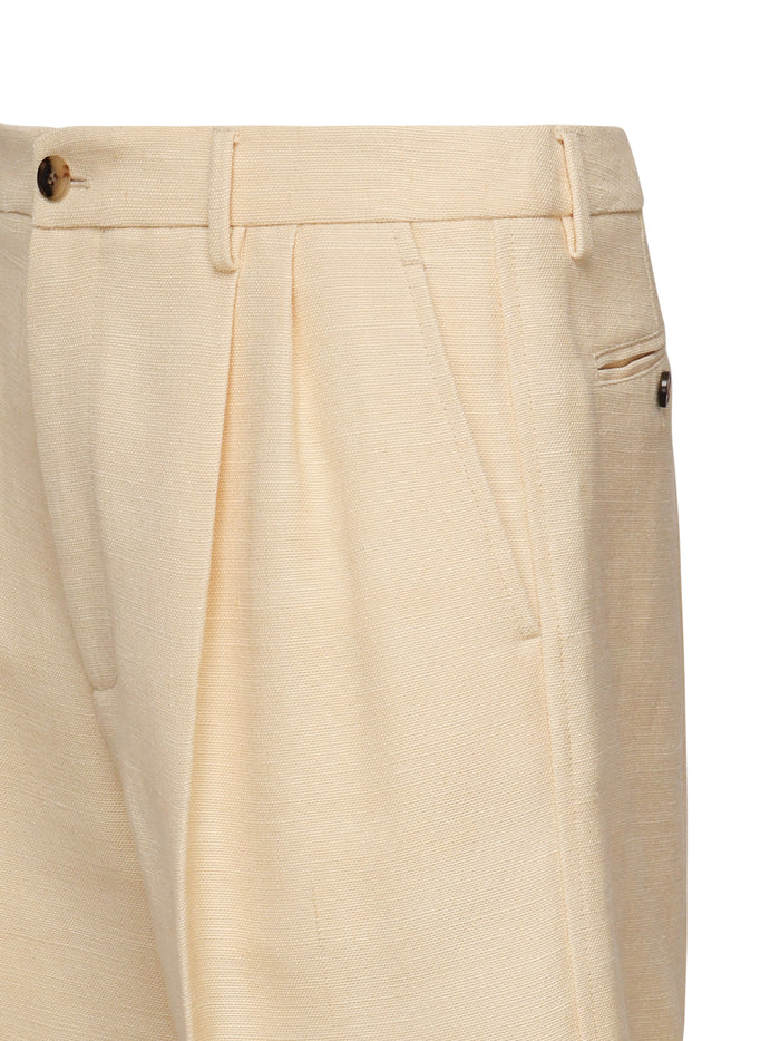 Valentino Garavani Shorts Beige Jute
