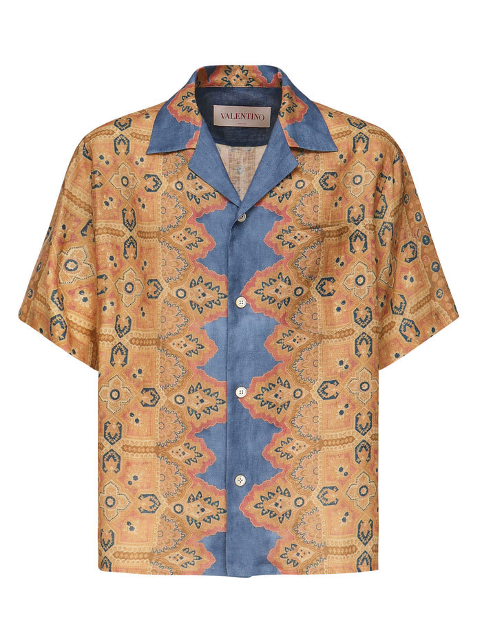 Valentino Garavani Shirts Red Linen