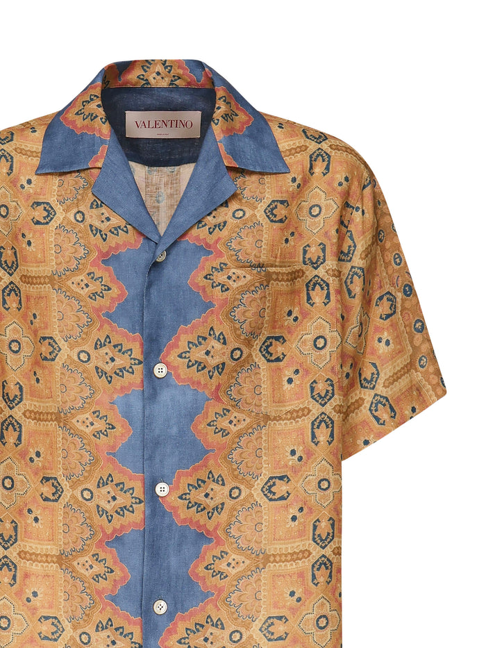 Valentino Garavani Shirts Red Linen