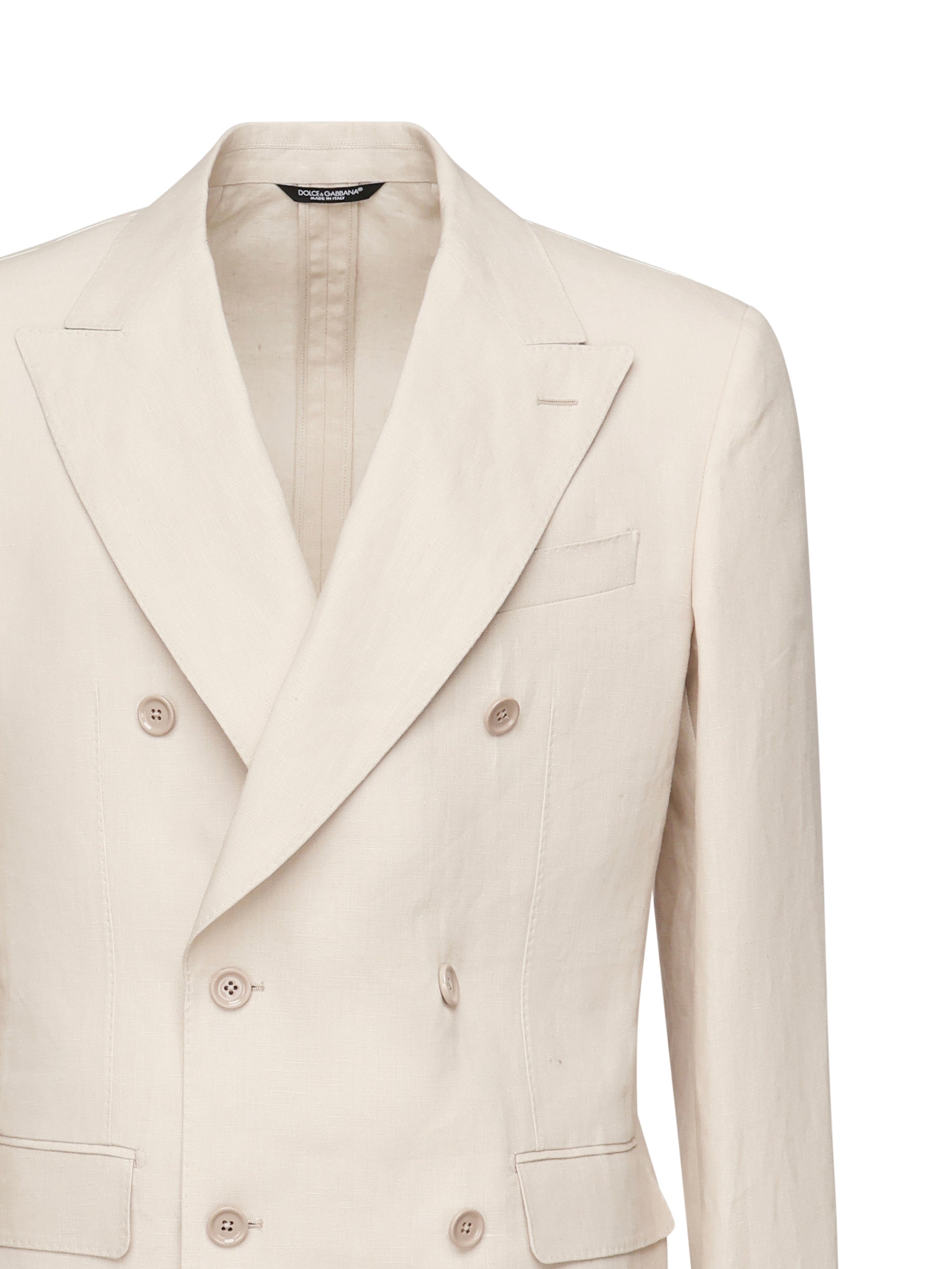 Dolce & Gabbana Jackets Beige Linen