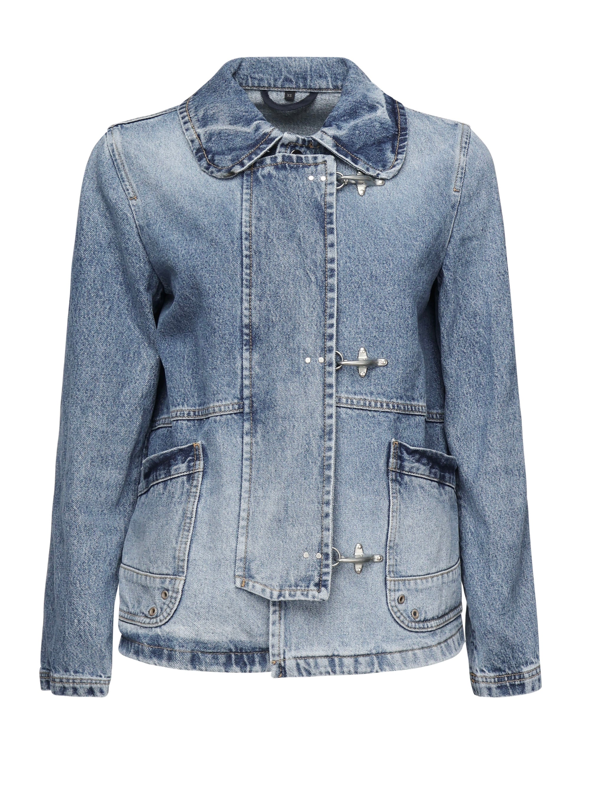 Fay Coats Blue Cotton